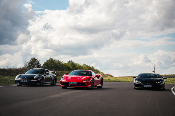 stage trio ferrari f8 et porsche gt3 et lamborghini huracan